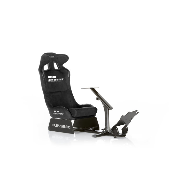 Playseats Ergonomic PC Racing Game Chair with Footrest in Black